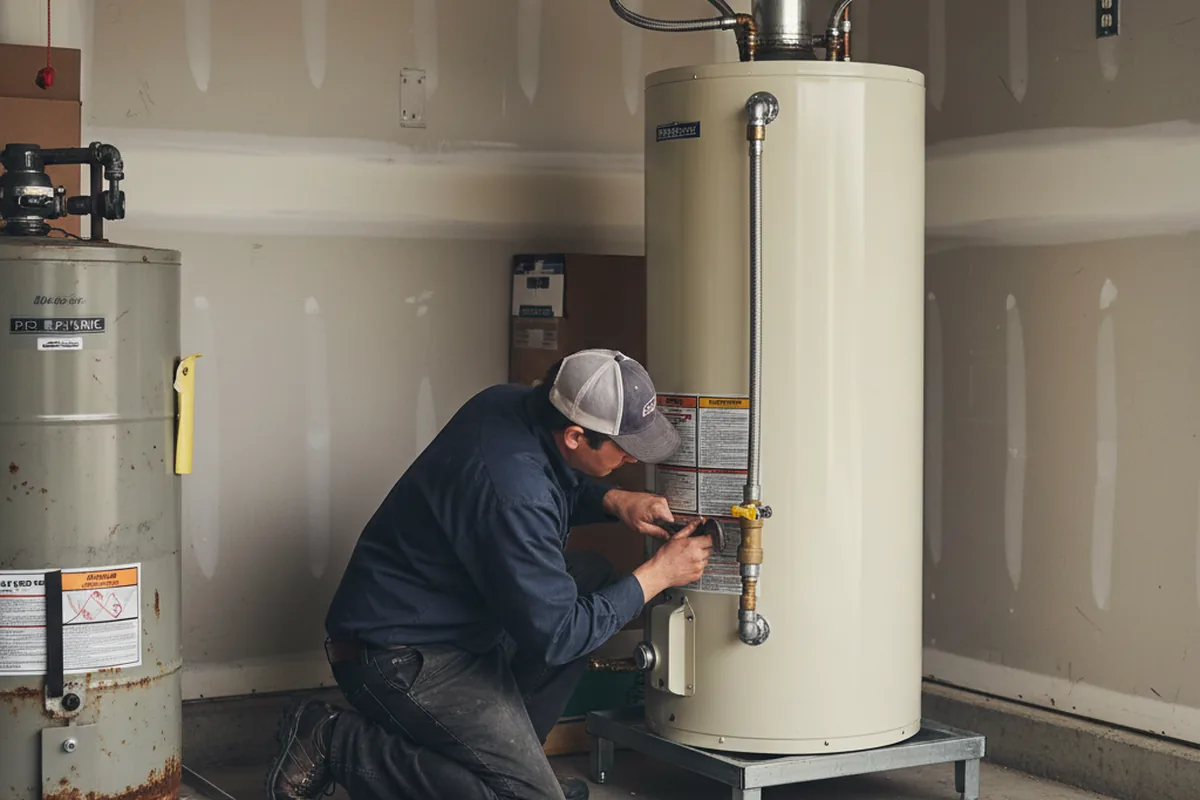 Water heater and shutoff valve replacement in Colorado City